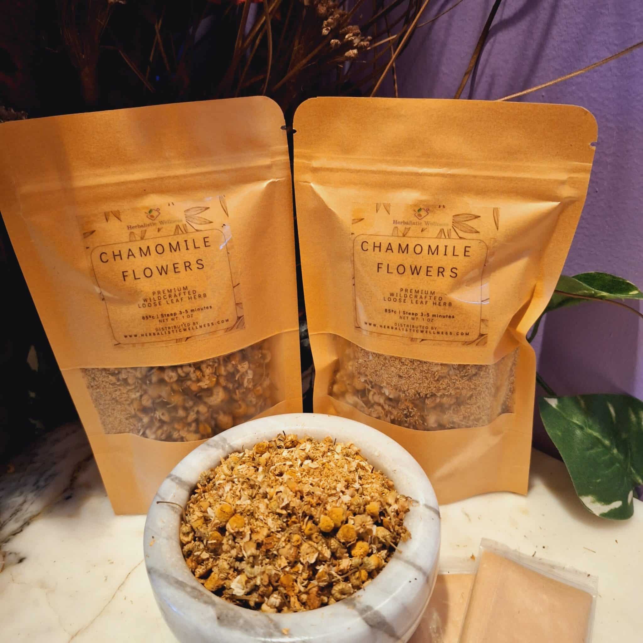 Chamomile Flowers By Herbalistic Wellness
